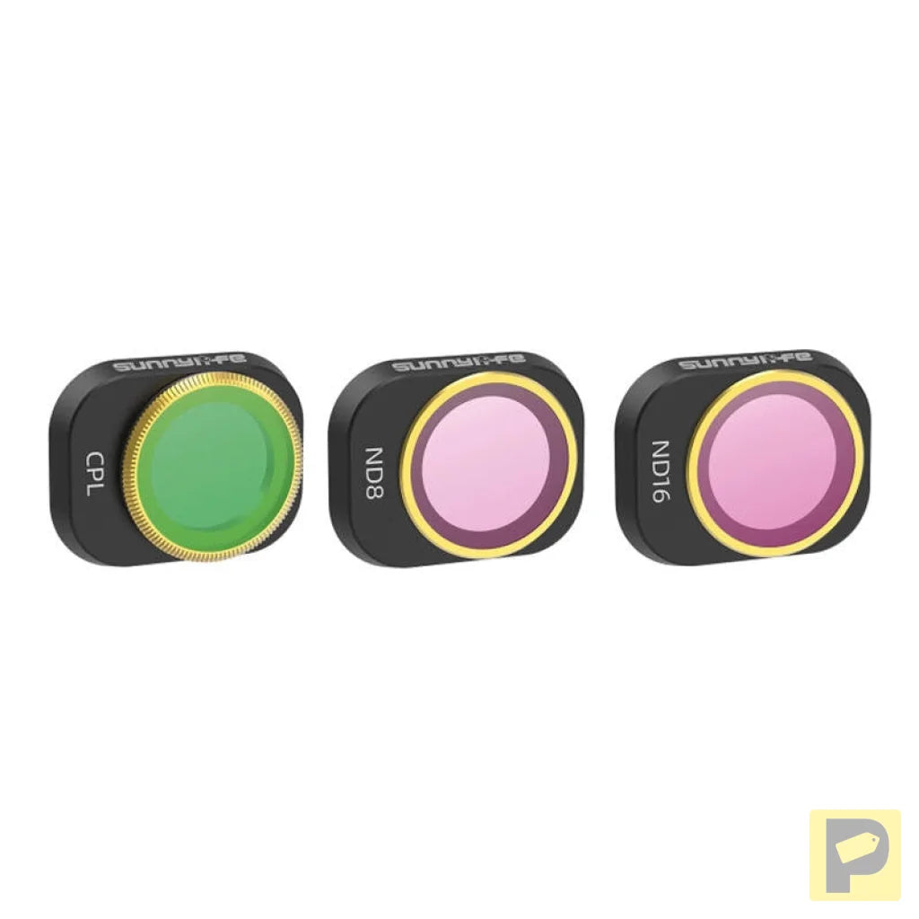 3 Lens Filters CP, ND8, 16 Sunnylife for DJI MINI 4 PRO
