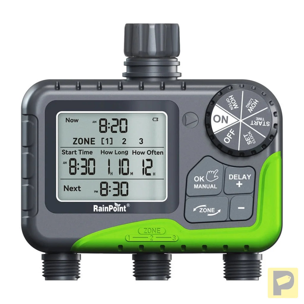 3-Zone Hose Timer RainPoint ITV305