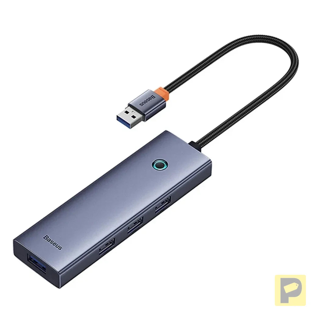 4in1 Hub Baseus UltraJoy USB-A do 4xUSB 3.0 (space grey)