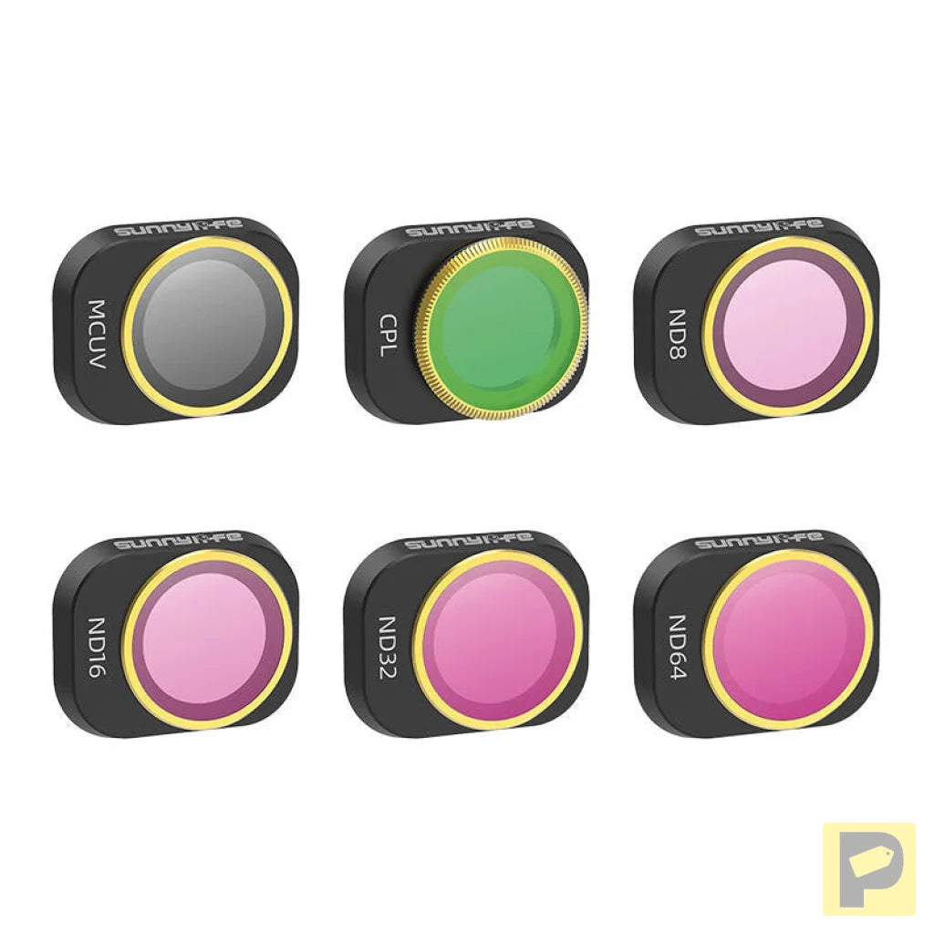 6 Lens Filters MCUV, CPL, ND8/16/32/64 Sunnylife for DJI MINI 4 PRO