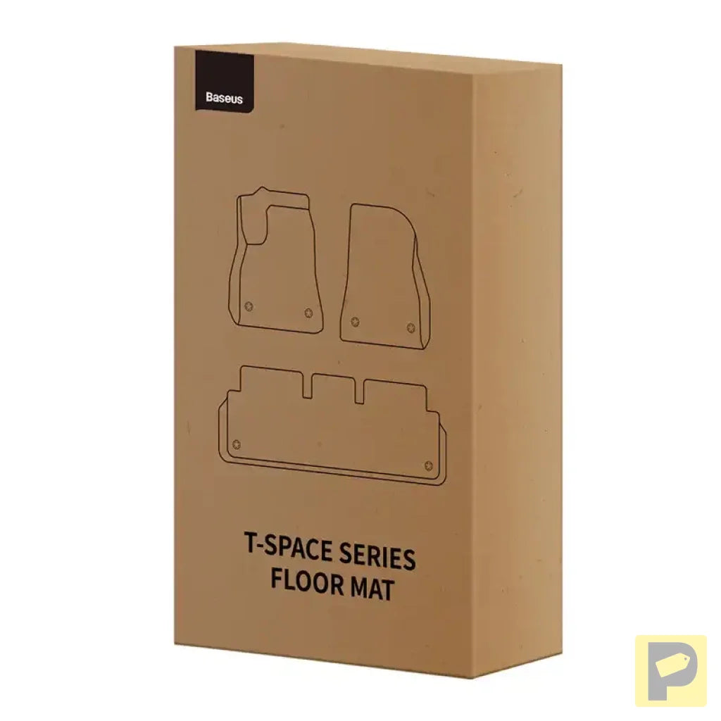 6-Piece Floor Mat for Tesla Baseus T-Space Series (black)