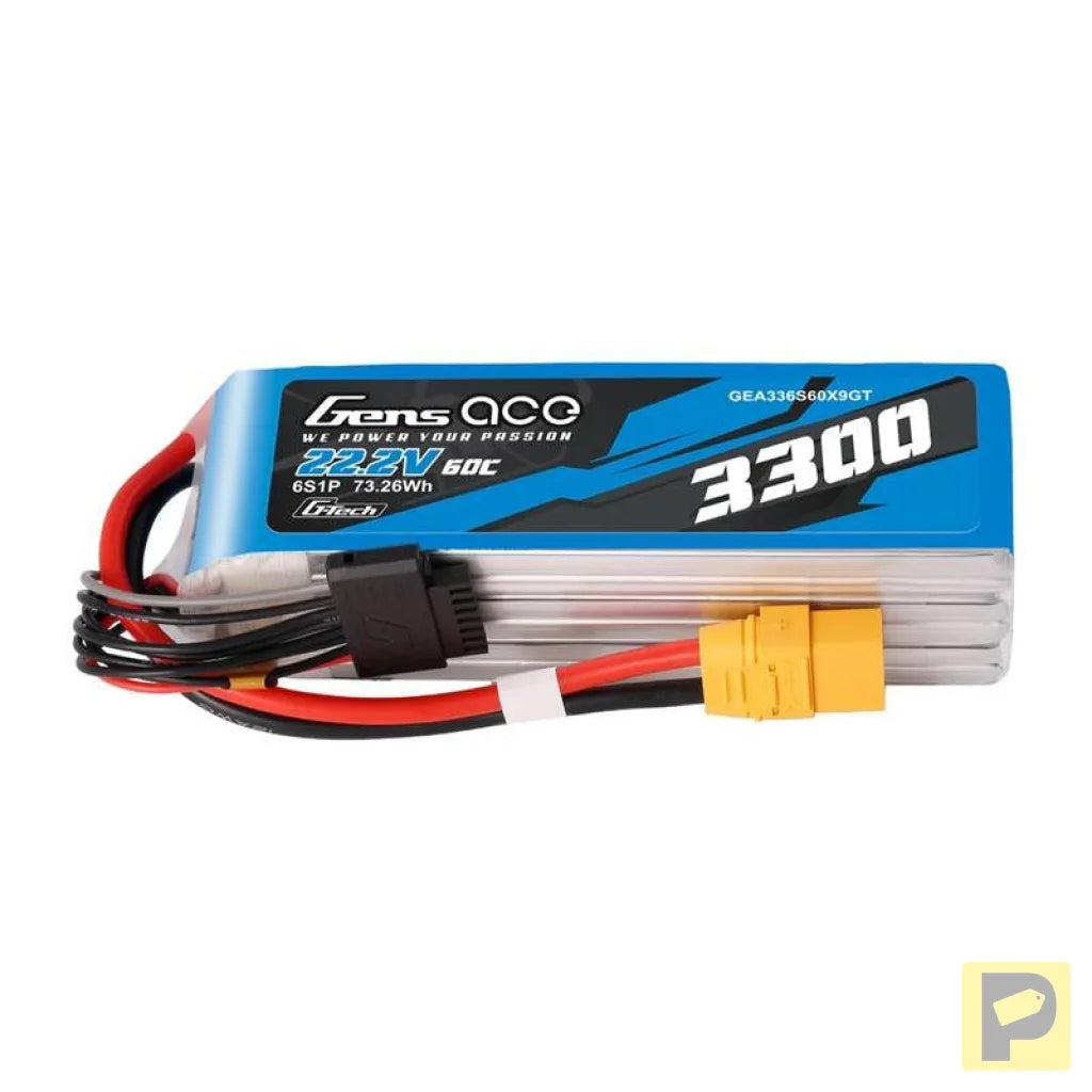 Accumulator Lipo Gens Ace G-Tech 3300mAh 22.2V 60C 6S1P XT90