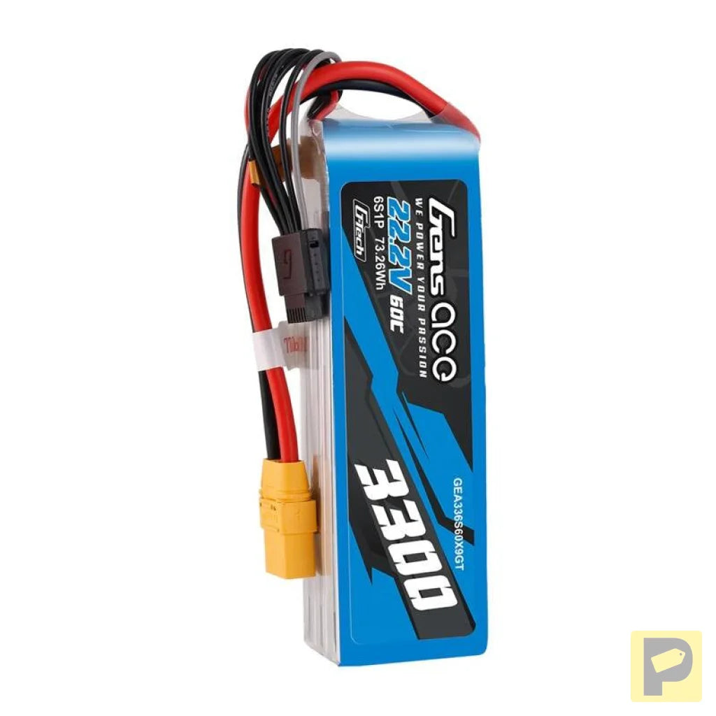 Accumulator Lipo Gens Ace G-Tech 3300mAh 22.2V 60C 6S1P XT90