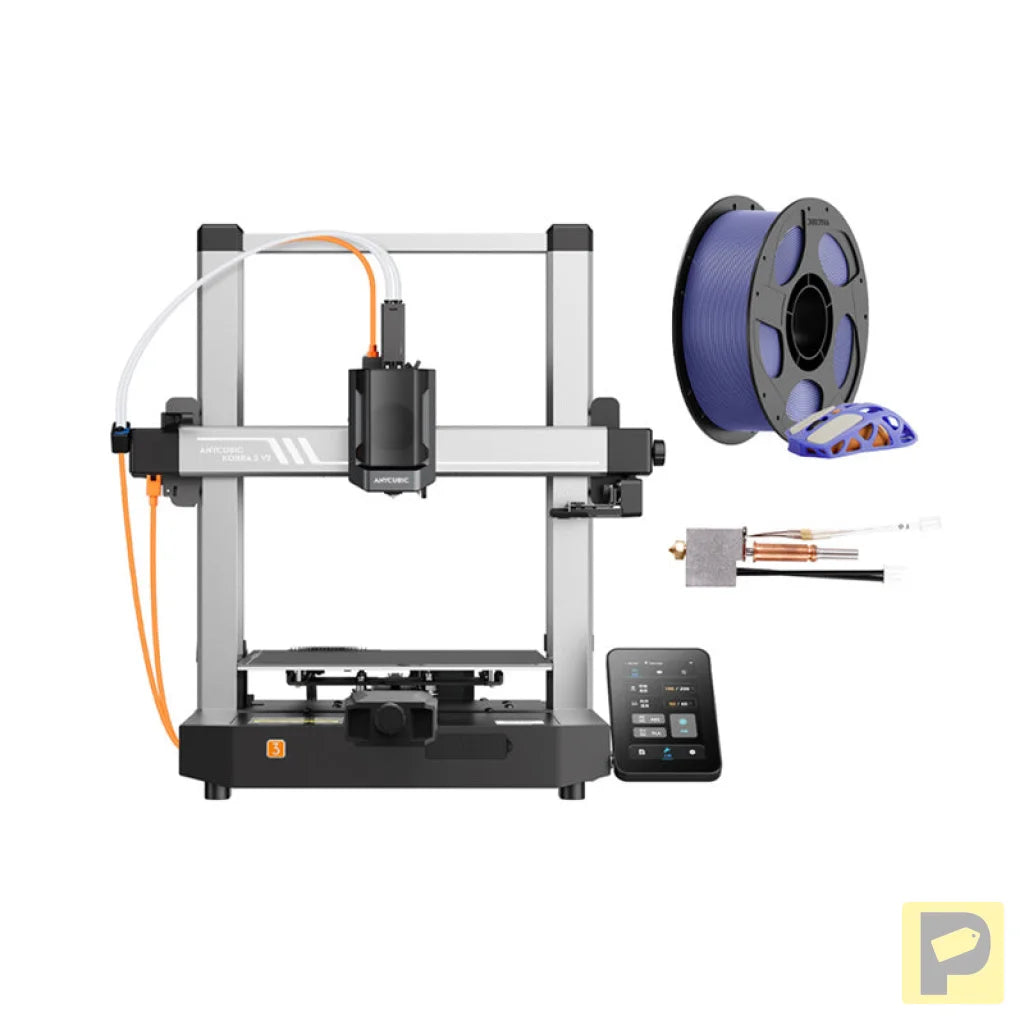 Anycubic Kobra 3 V2 Combo 3D Printer + Hotend + Filament free