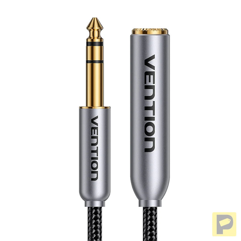 Audio cable 6.35mm male to female Vention 1m
