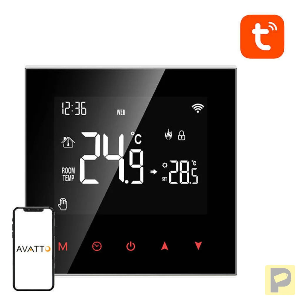 Avatto ZWT100 3A ZigBee smart DHW boiler thermostat TUYA