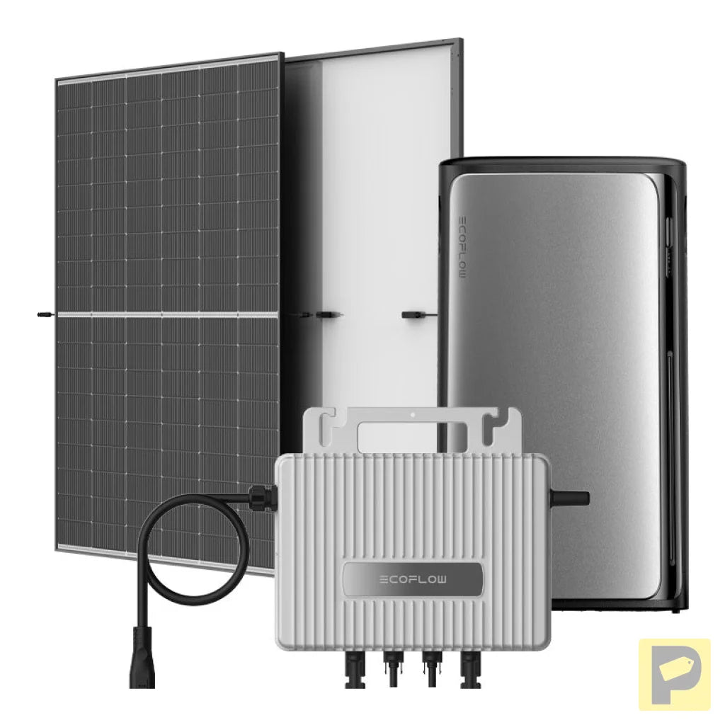 Balcony photovoltaic with energy storage 1.92kWh EcoFlow STREAM AC Pro 1020W.