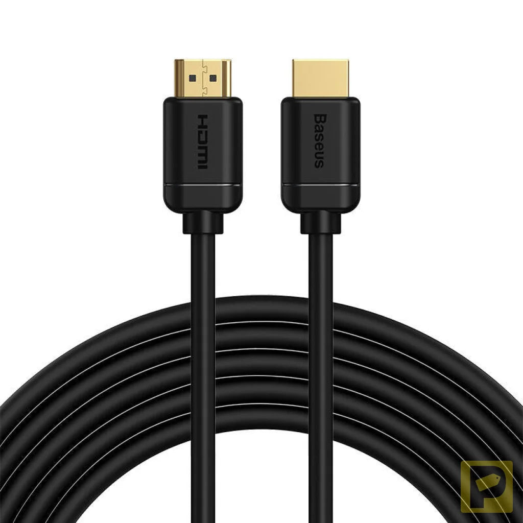 Baseus 2x HDMI 2.0 4K 60Hz Cable, 3D, HDR, 18Gbps, 5m (black)