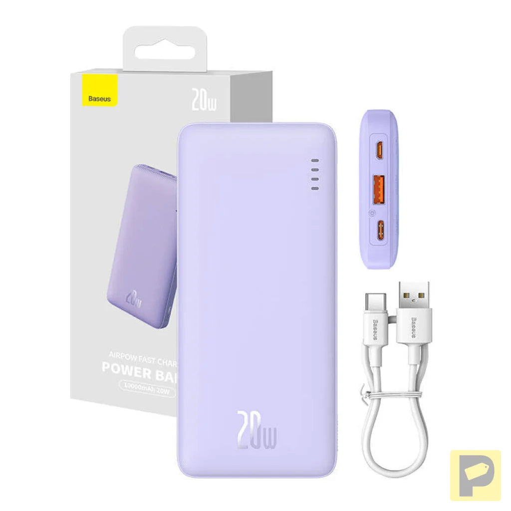 Baseus Airpow 10000mAh 20W Powerbank (purple)
