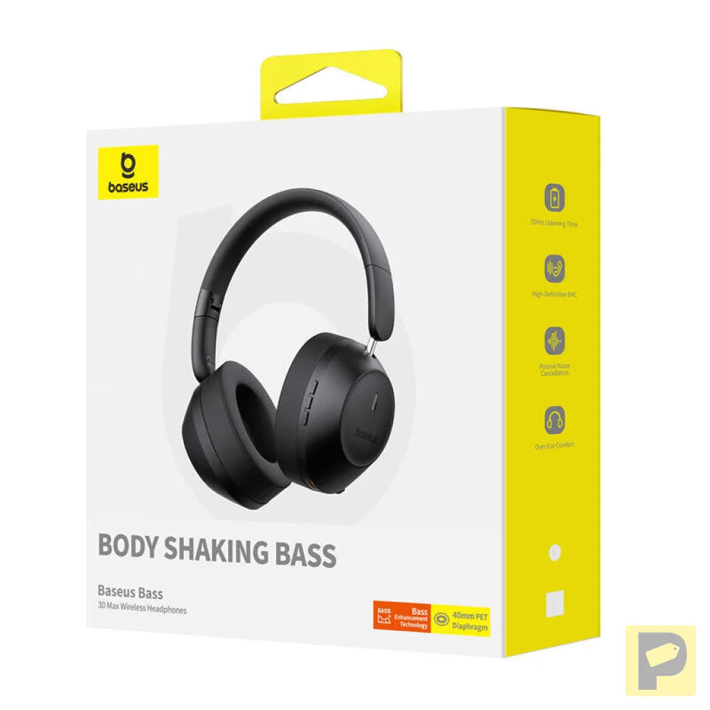 Baseus Bass 30 Max Wireless Headphones (black)