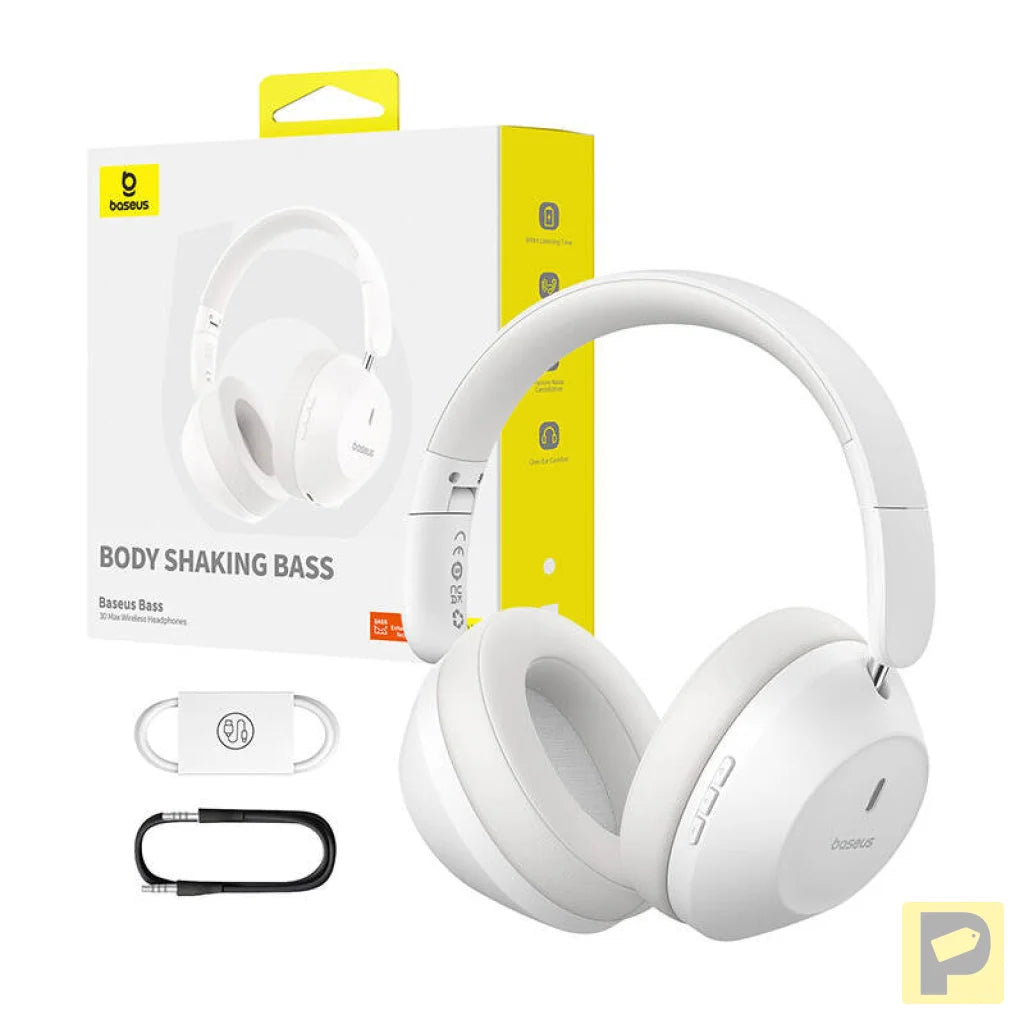 Baseus Bass 30 Max Wireless Headphones (white)