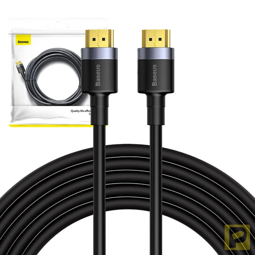 Baseus Cafule 4KHDMI Male To 4KHDMI Male Adapter Cable 5m Black