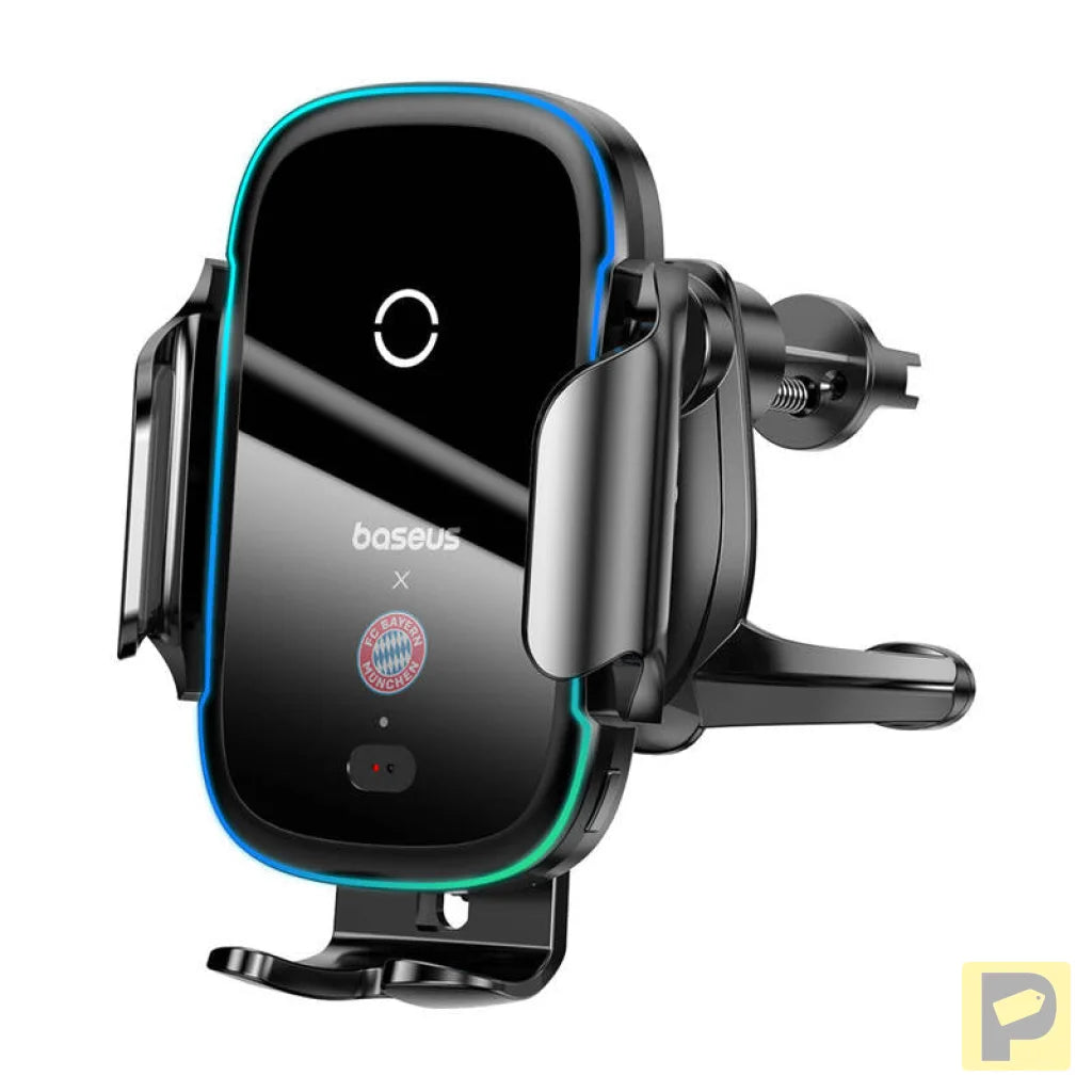 Baseus car holder with 15W charger (black) Bayern edition