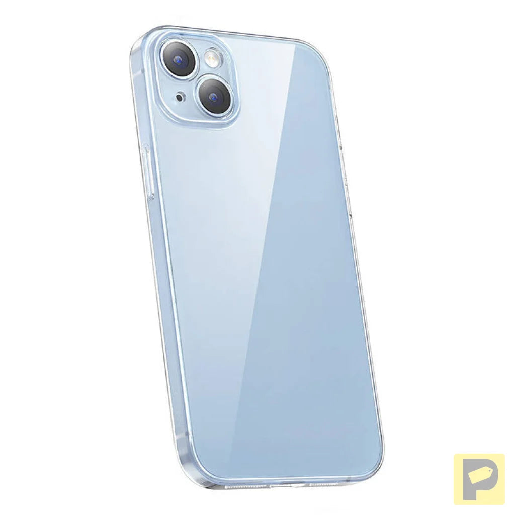 Baseus Crystal Series Case for iPhone 14 Plus + tempered glass