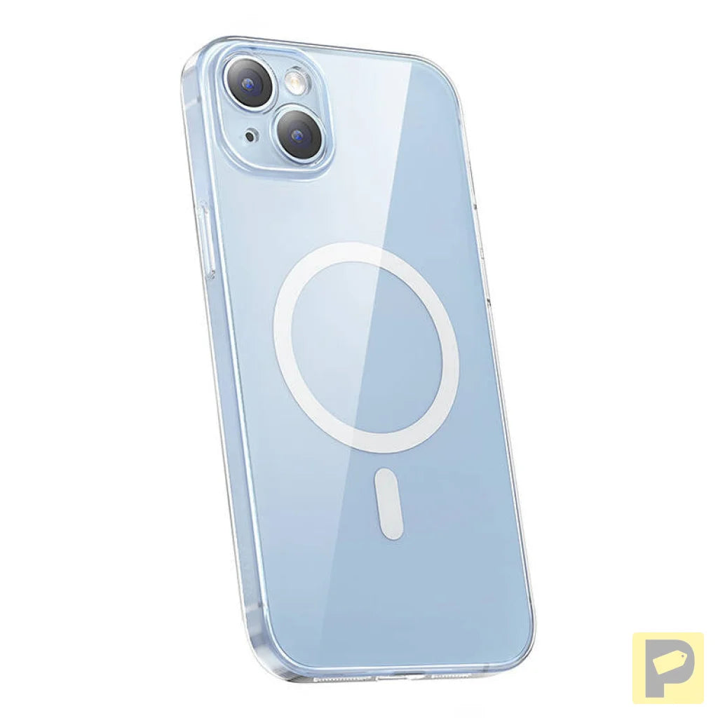 Baseus Crystal Series Magnetic Case for iPhone 14 Plus + tempered glass