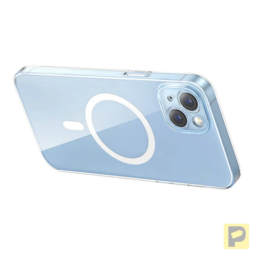 Baseus Crystal Series Magnetic Case for iPhone 14 Plus + tempered glass