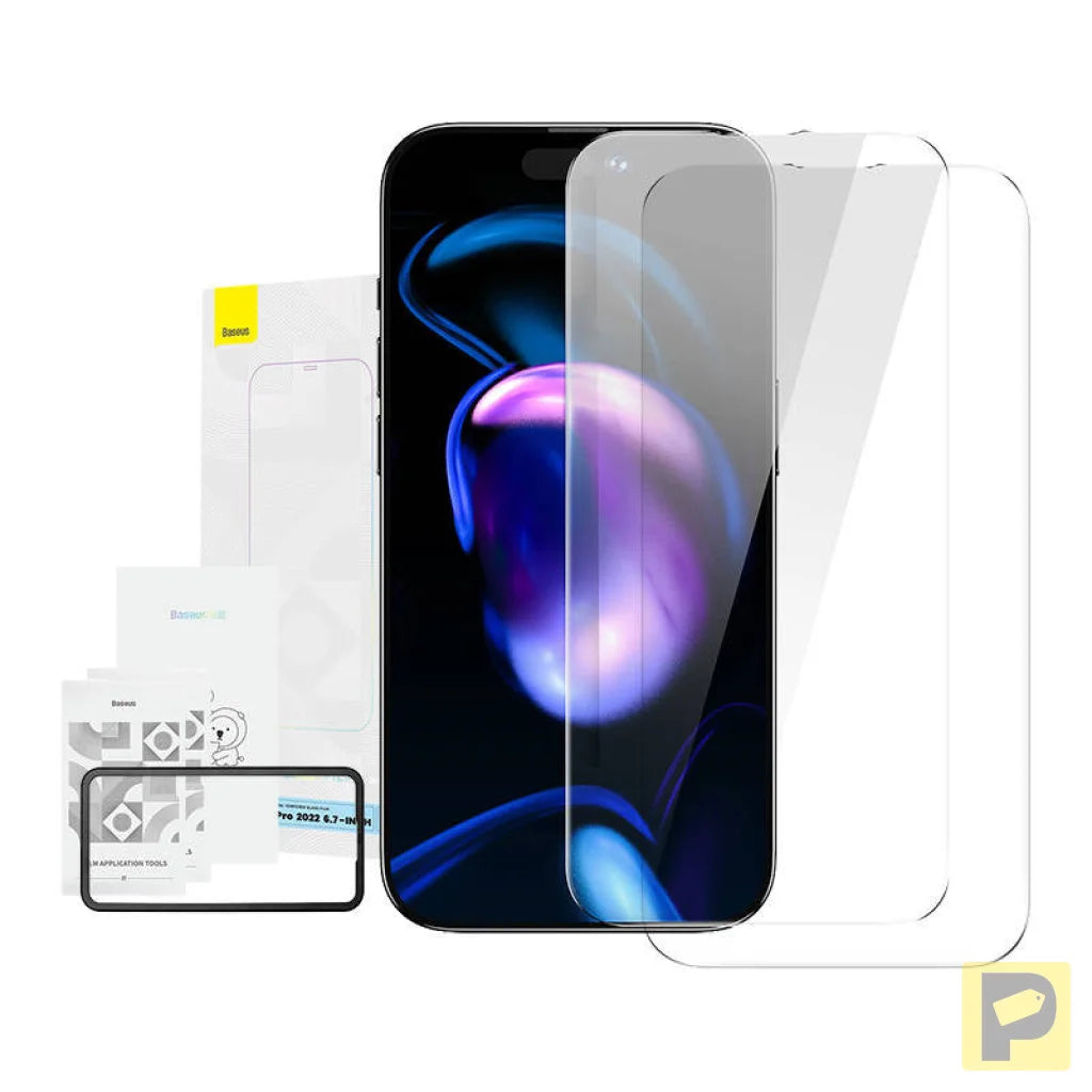 Baseus Crystal Tempered Glass 0.3mm for iPhone 14 Pro Max (2pcs)