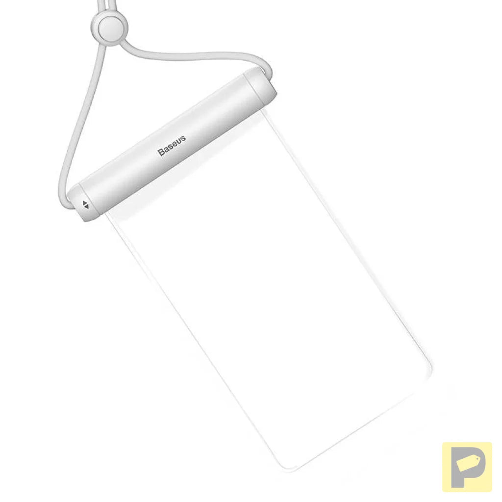 Baseus Cylinder Slide-cover waterproof smartphone bag (white)