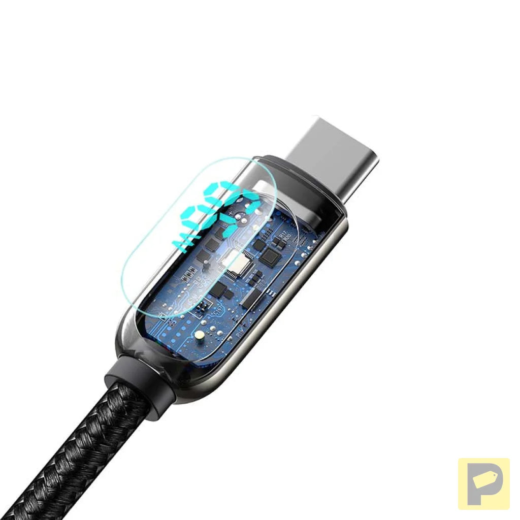 Baseus Display Cable USB to Type-C, 66W, 2m (black)