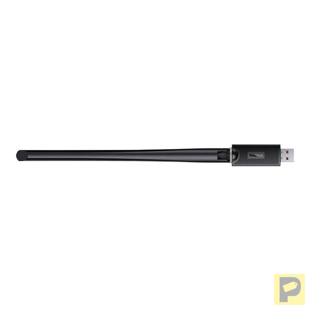 Baseus FastJoy adapter Wi-Fi with antenna, 150Mbps (black)