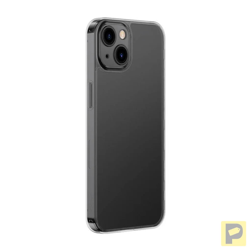 Baseus Frosted Glass Case for iPhone 13 Pro (black) + tempered glass