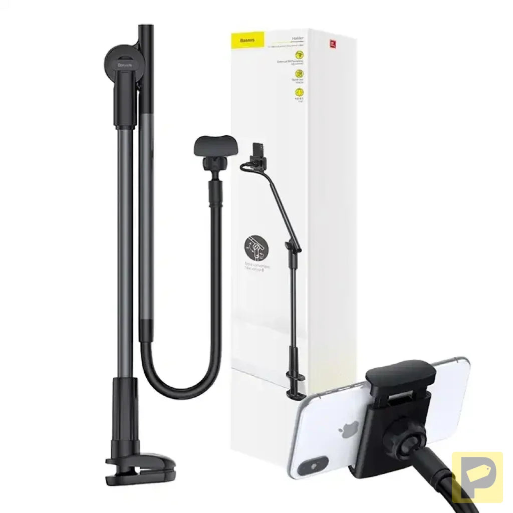 Baseus Handle with clip for smartphone or tablet (gray)