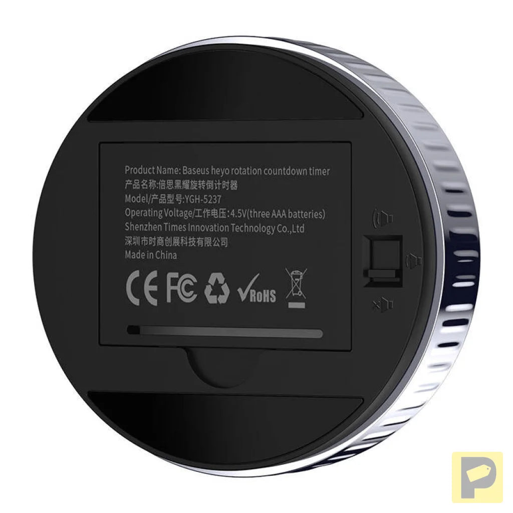 Baseus heyo rotation countdown timer Black