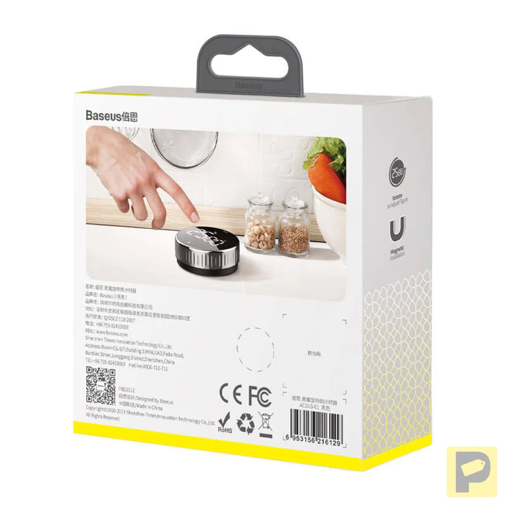 Baseus heyo rotation countdown timer Black