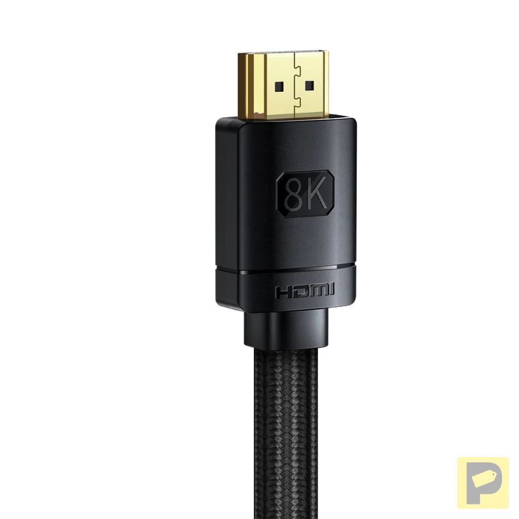 Baseus High Definition Series HDMI 2.1 cable, 8K 60Hz, 3D, HDR, 48Gbps, 3m (black)