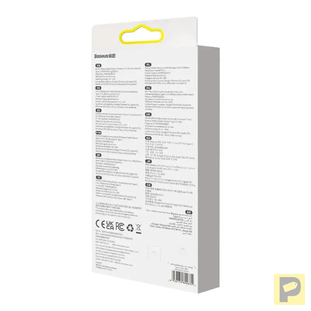 Baseus Hub Adapter 7in1 USB-C to 2x USB 3.0 + HDMI + USB-C PD