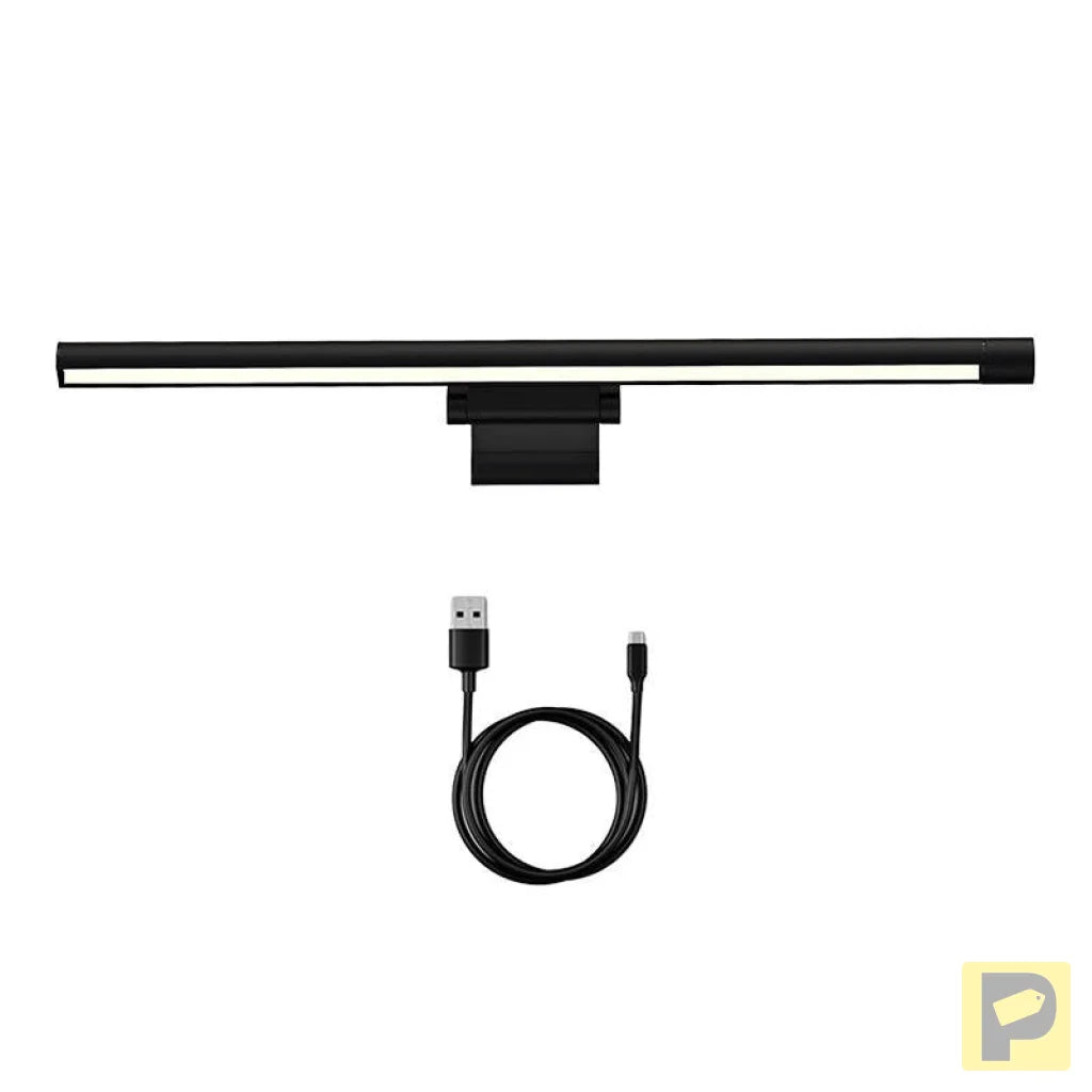 Baseus i-wok Pro series USB stepless dimming screen hanging light (fighting) Black