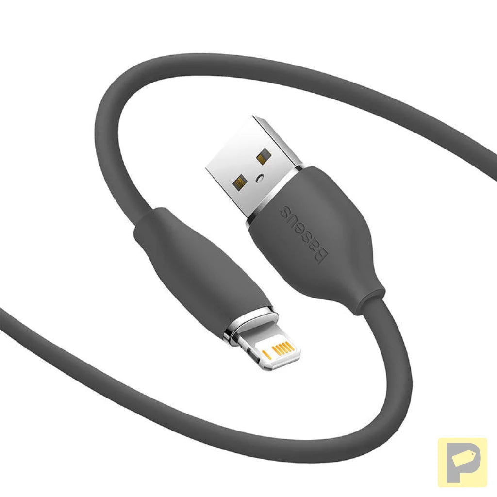 Baseus Jelly cable USB to Lightning, 2,4A, 1,2m (black)