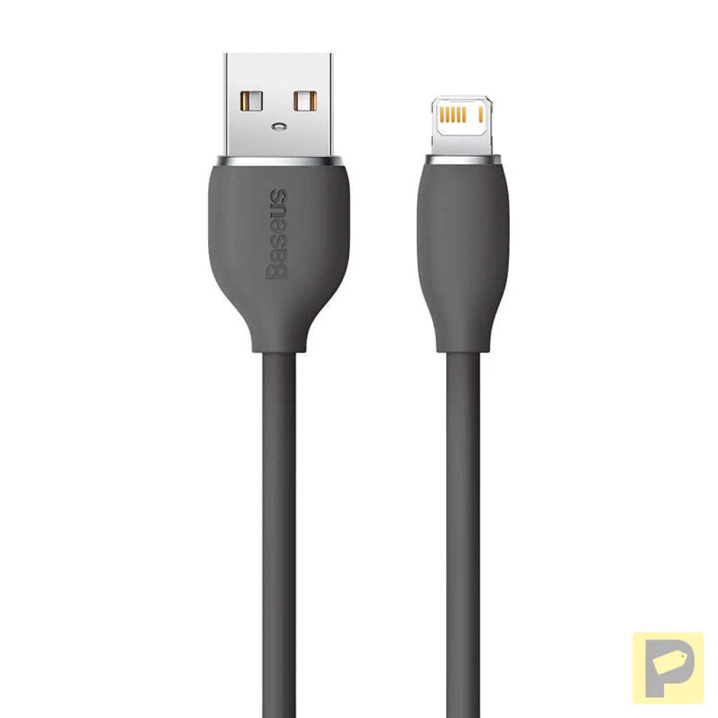 Baseus Jelly cable USB to Lightning, 2,4A, 1,2m (black)