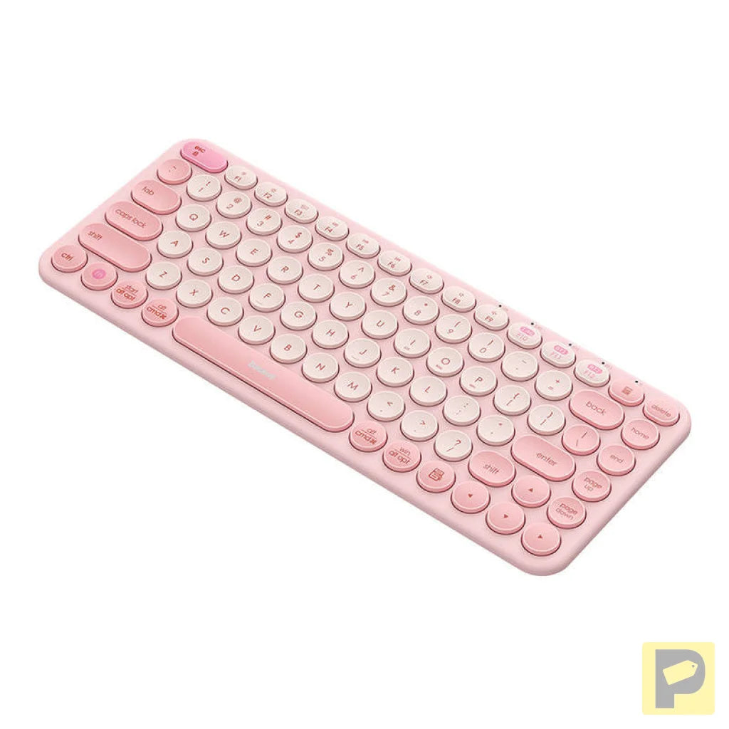 Baseus K01A Wireless Tri-Mode Keyboard Baby Pink