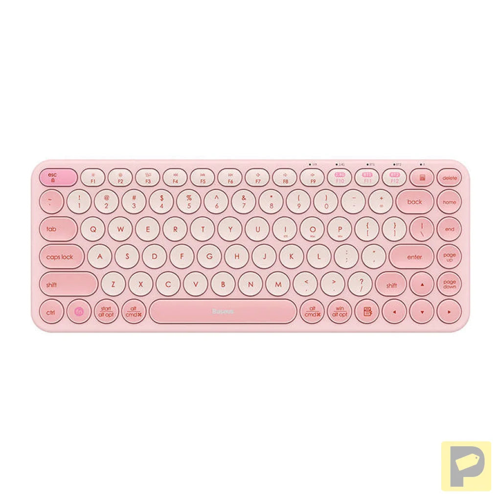 Baseus K01A Wireless Tri-Mode Keyboard Baby Pink
