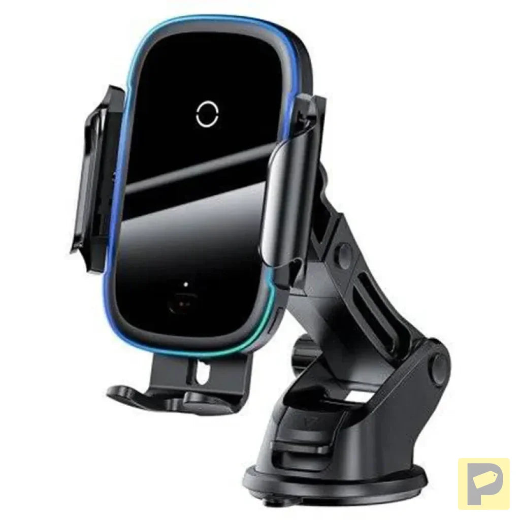 Baseus Light Electric Car Holder with Qi inductive charger (Black)
