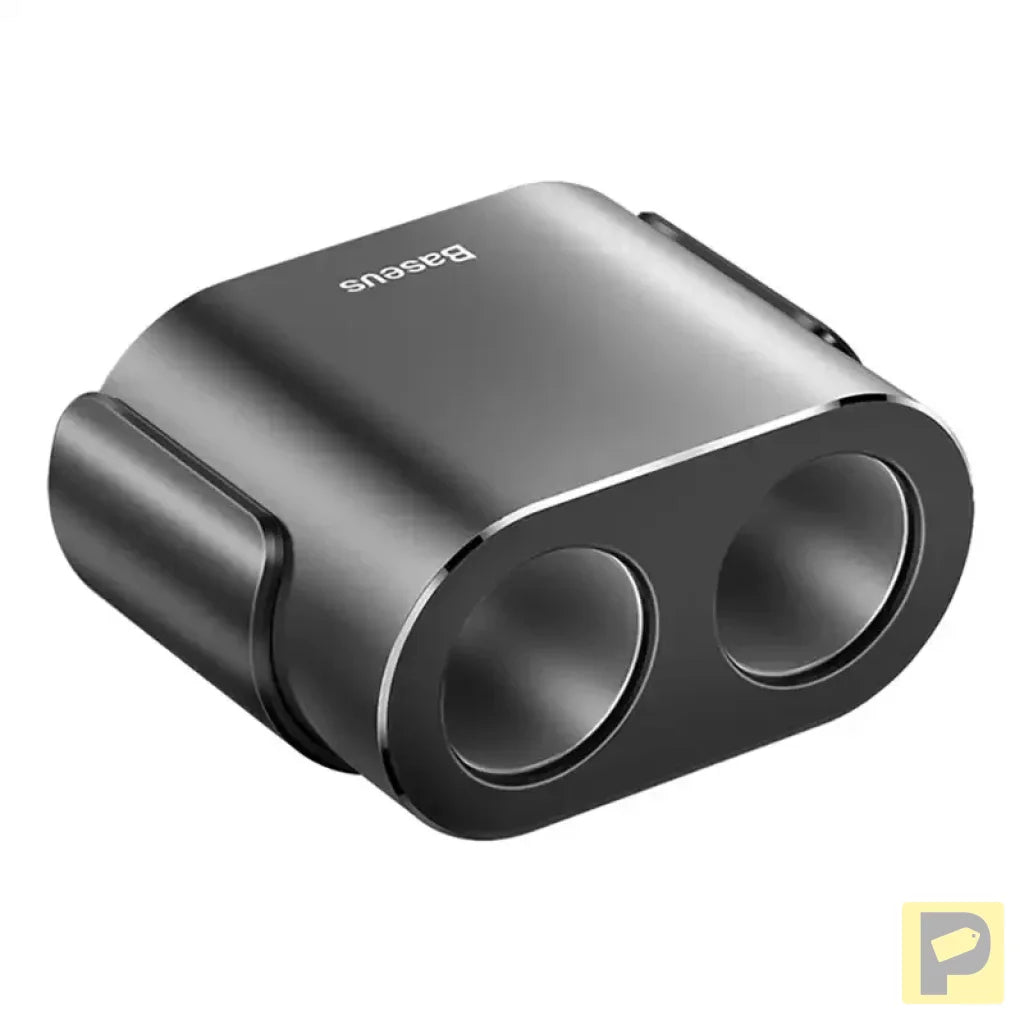 Baseus Lighter socket splitter 2xUSB 3,1A 100W (Black)