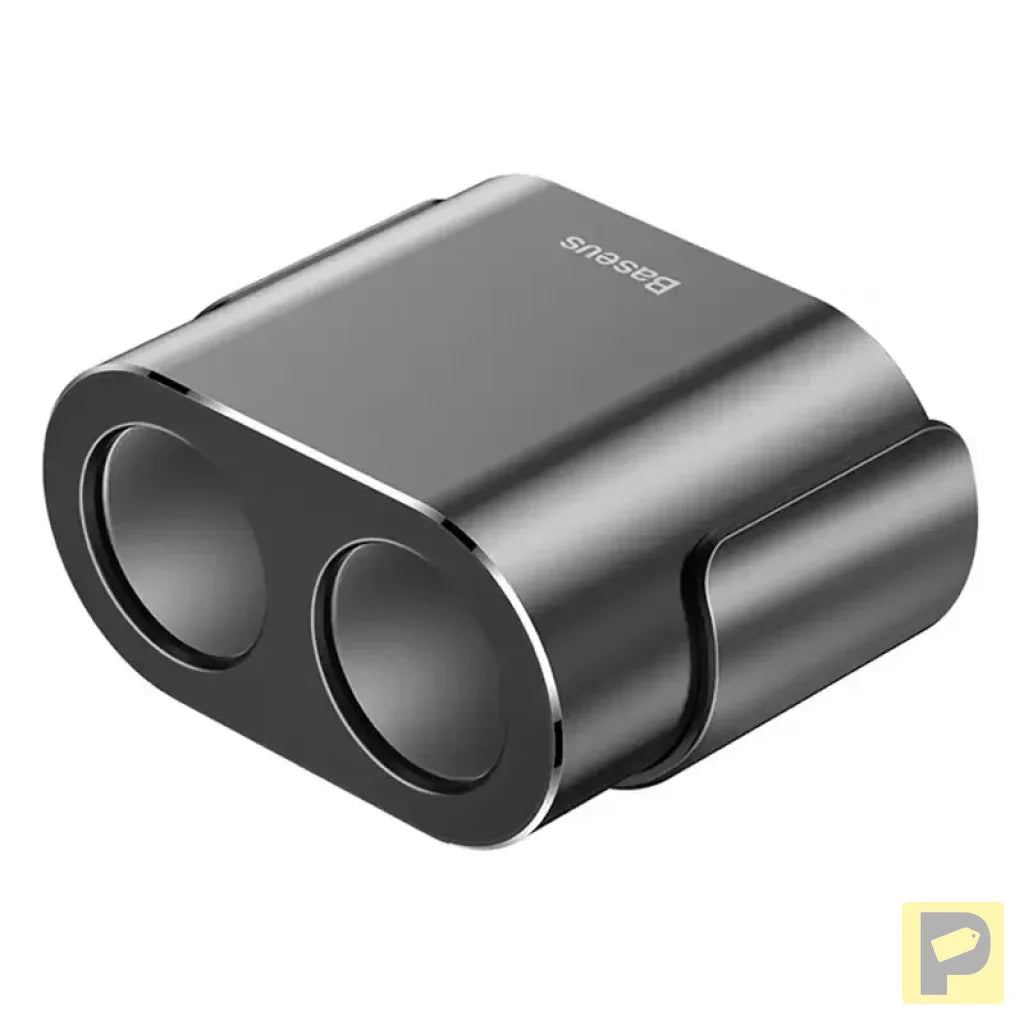 Baseus Lighter socket splitter 2xUSB 3,1A 100W (Black)