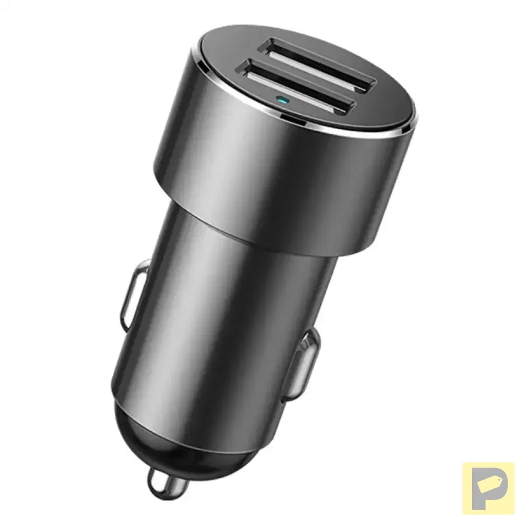 Baseus Lighter socket splitter 2xUSB 3,1A 100W (Black)