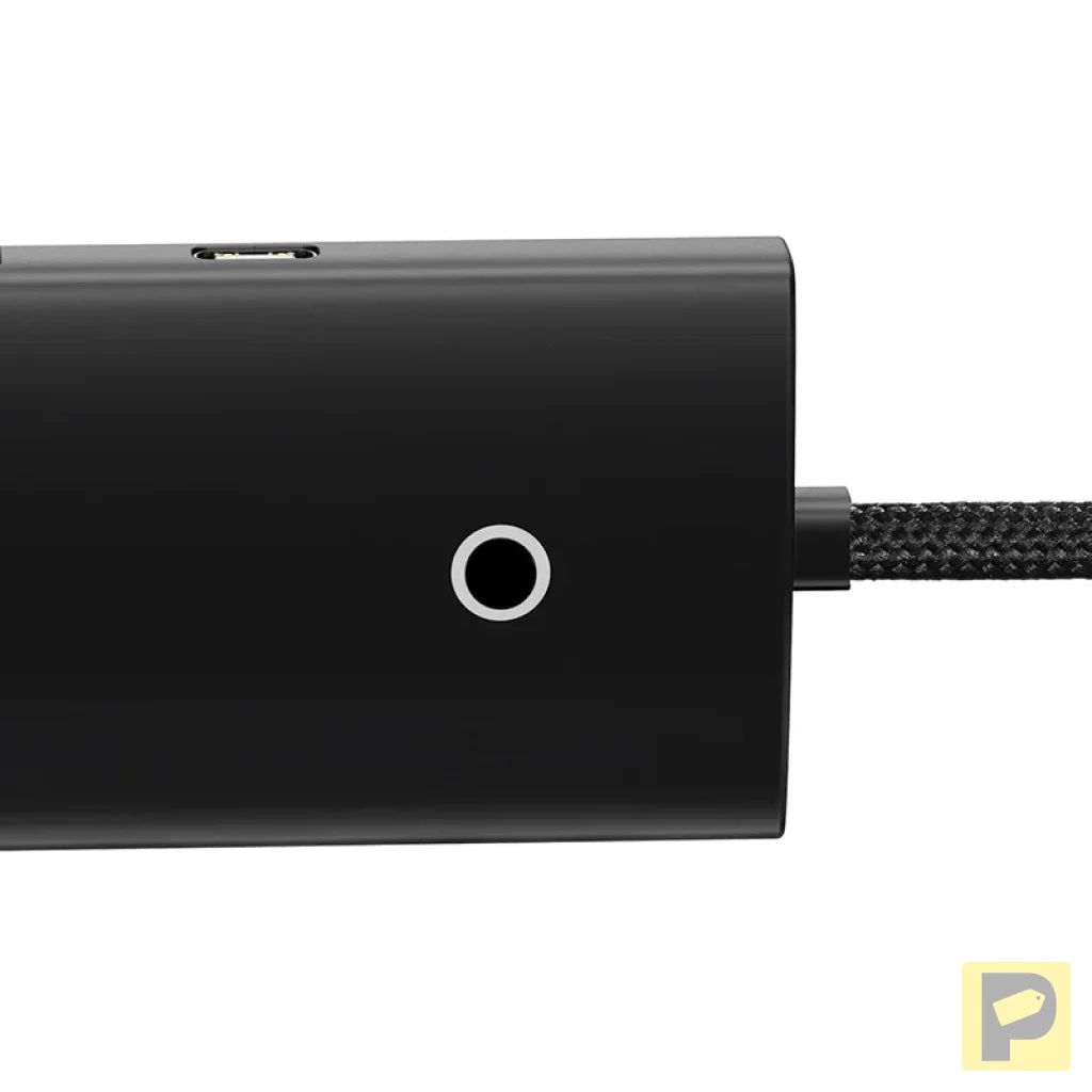 Baseus Lite Series Hub 4in1 USB-C to 4x USB 3.0 + USB-C, 1m (Black)