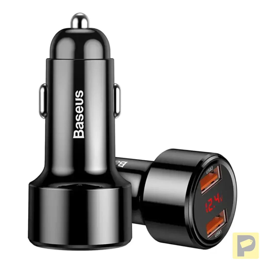 Baseus Magic Car Charger 2x USB QC 3.0 45W (black)