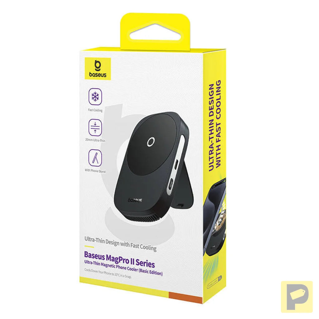 Baseus MagPro II Ultra-Thin Phone Cooler (black)