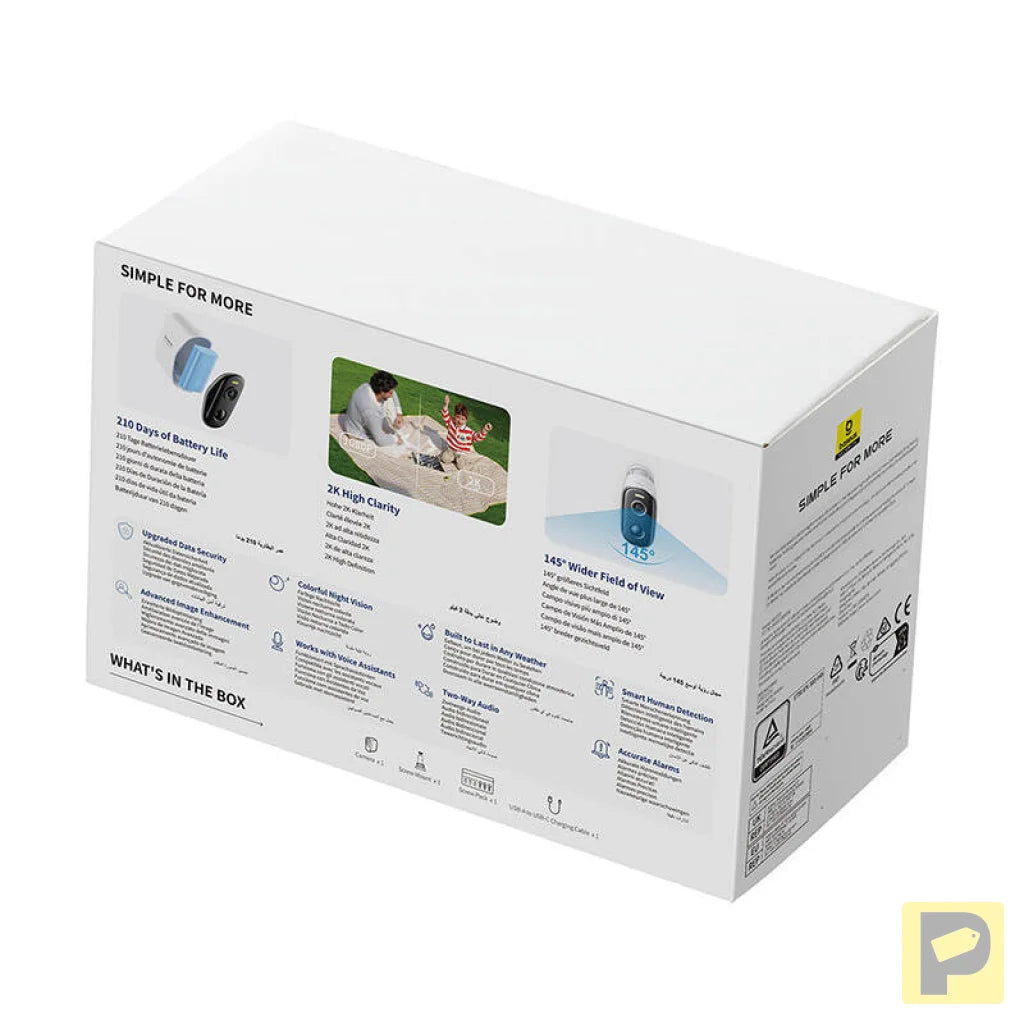 Baseus N1 Outdoor Camera (White)