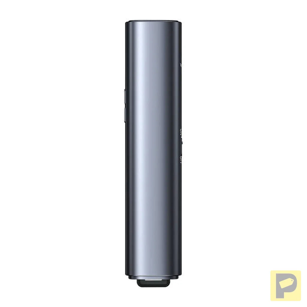 Baseus Orange Dot Multifunctionale remote control for presentation, with a green laser pointer - gray