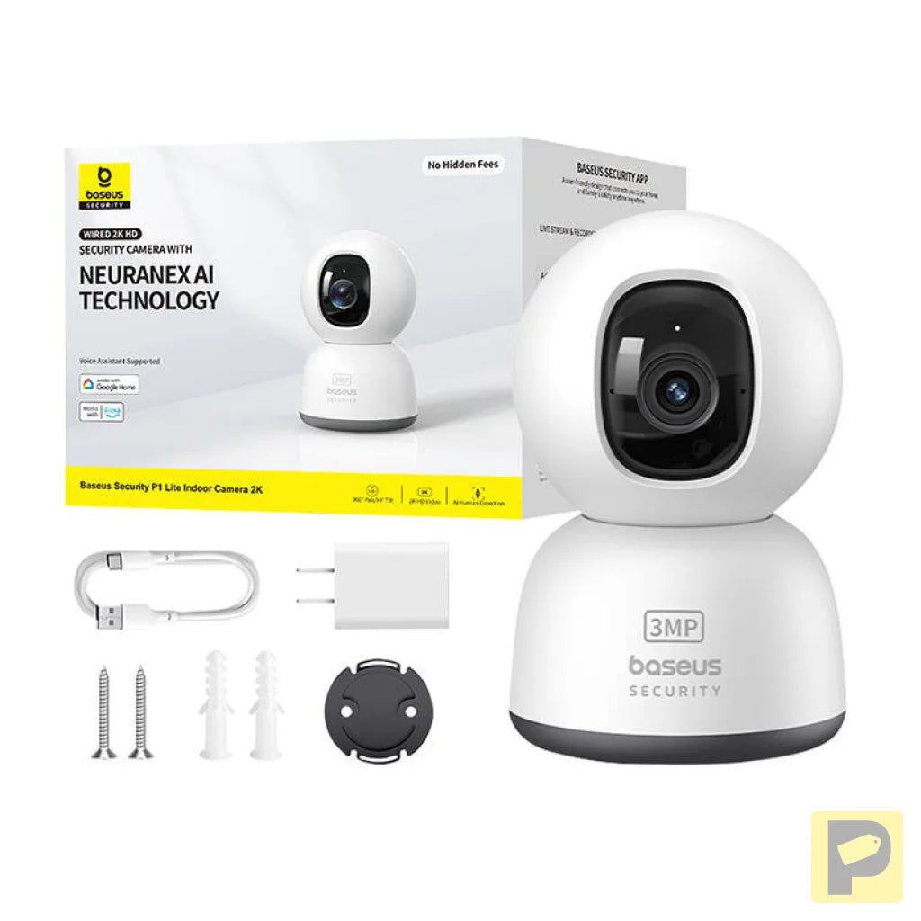 Baseus P1 Lite 2K Indoor Camera (White)
