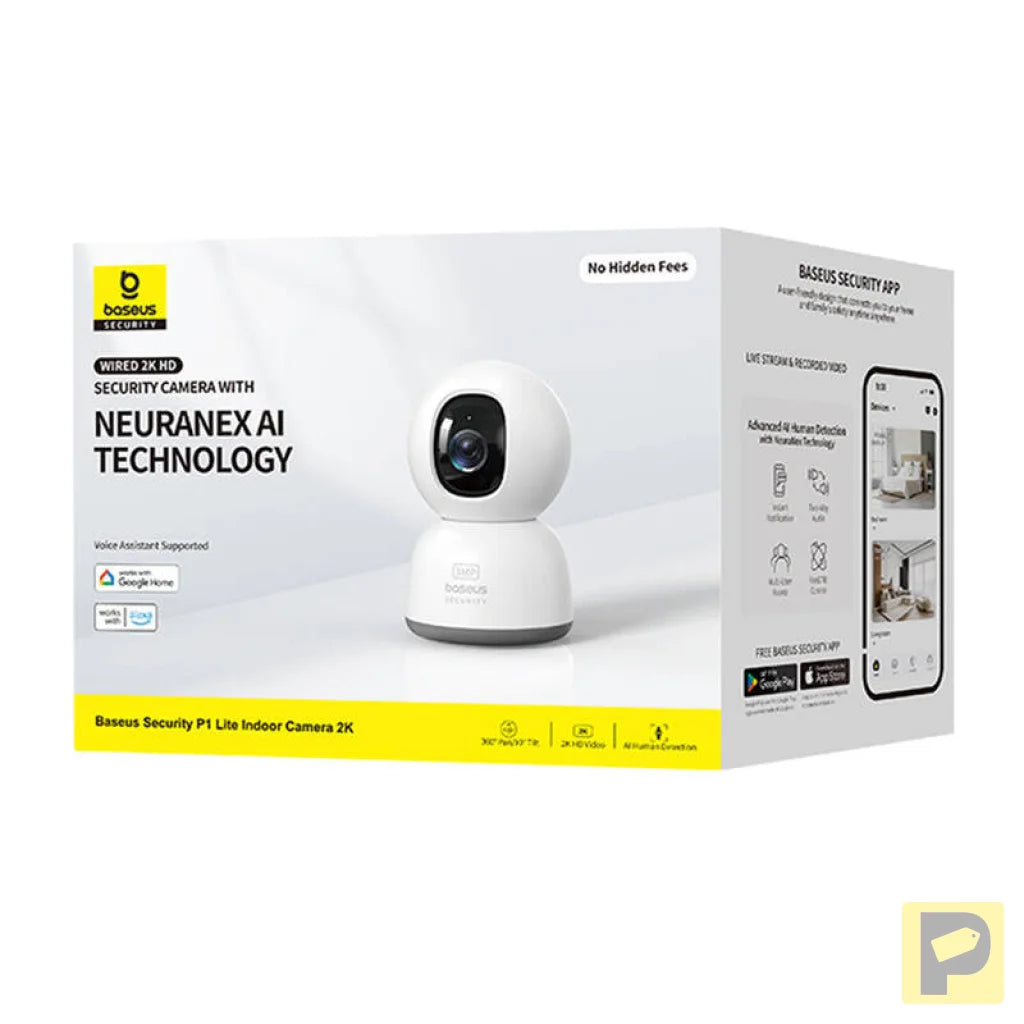 Baseus P1 Lite 2K Indoor Camera (White)