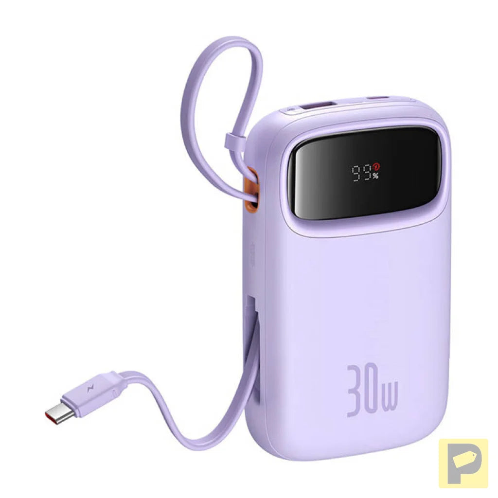 Baseus QPow 2 10000mAh 30W 2xUSB-C powerbank (purple)