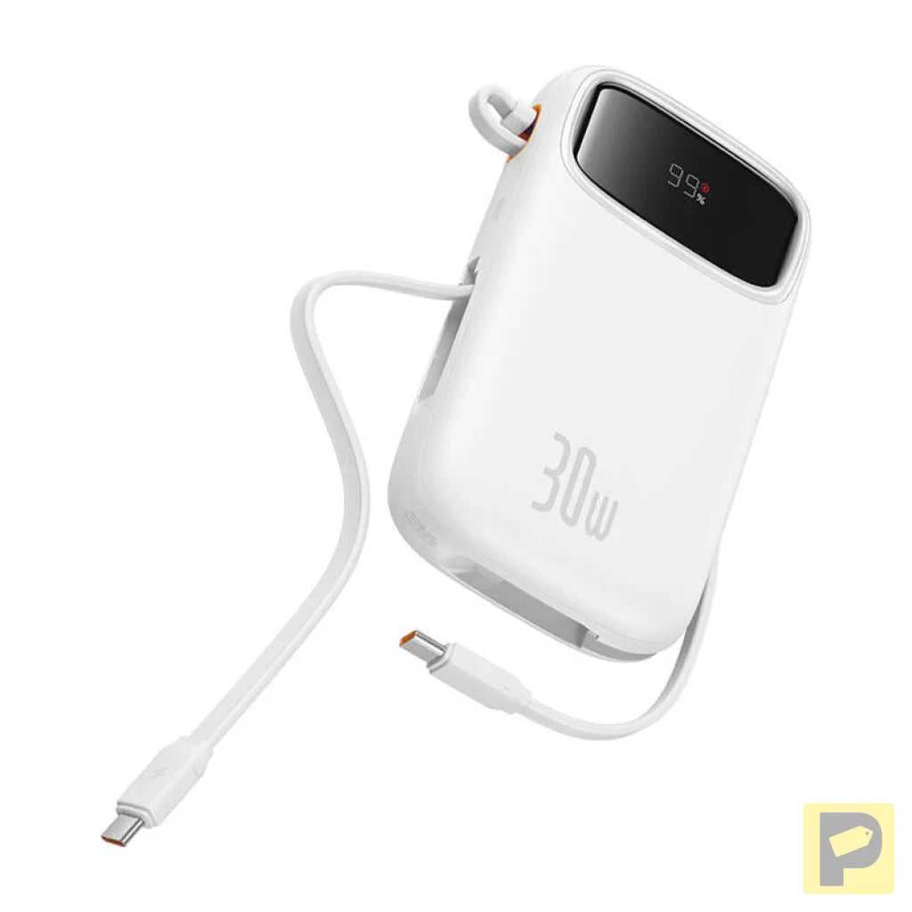 Baseus QPow 2 10000mAh 30W powerbank (white)