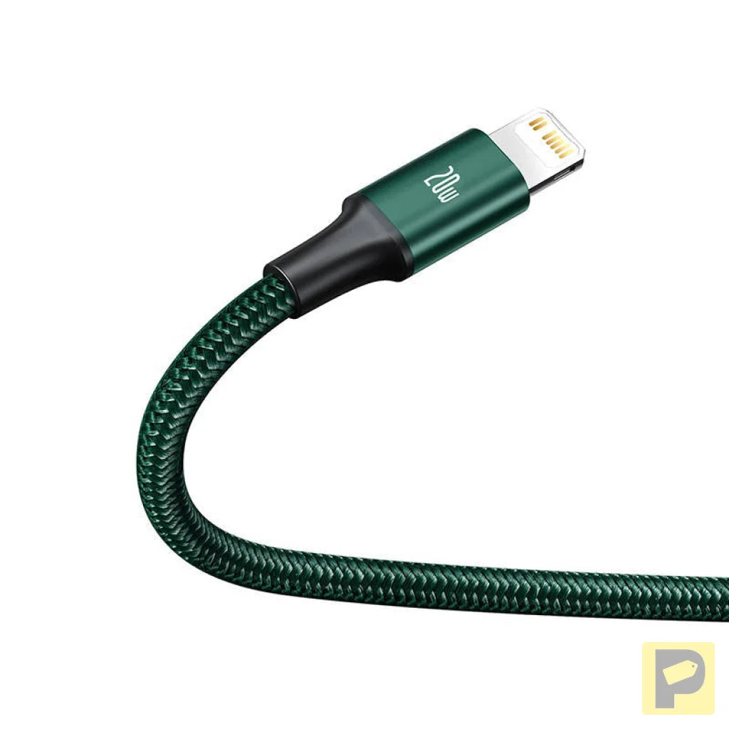 Baseus Rapid Series 3-in-1 cable USB-C For M+L+T 20W 1.5m (Green )