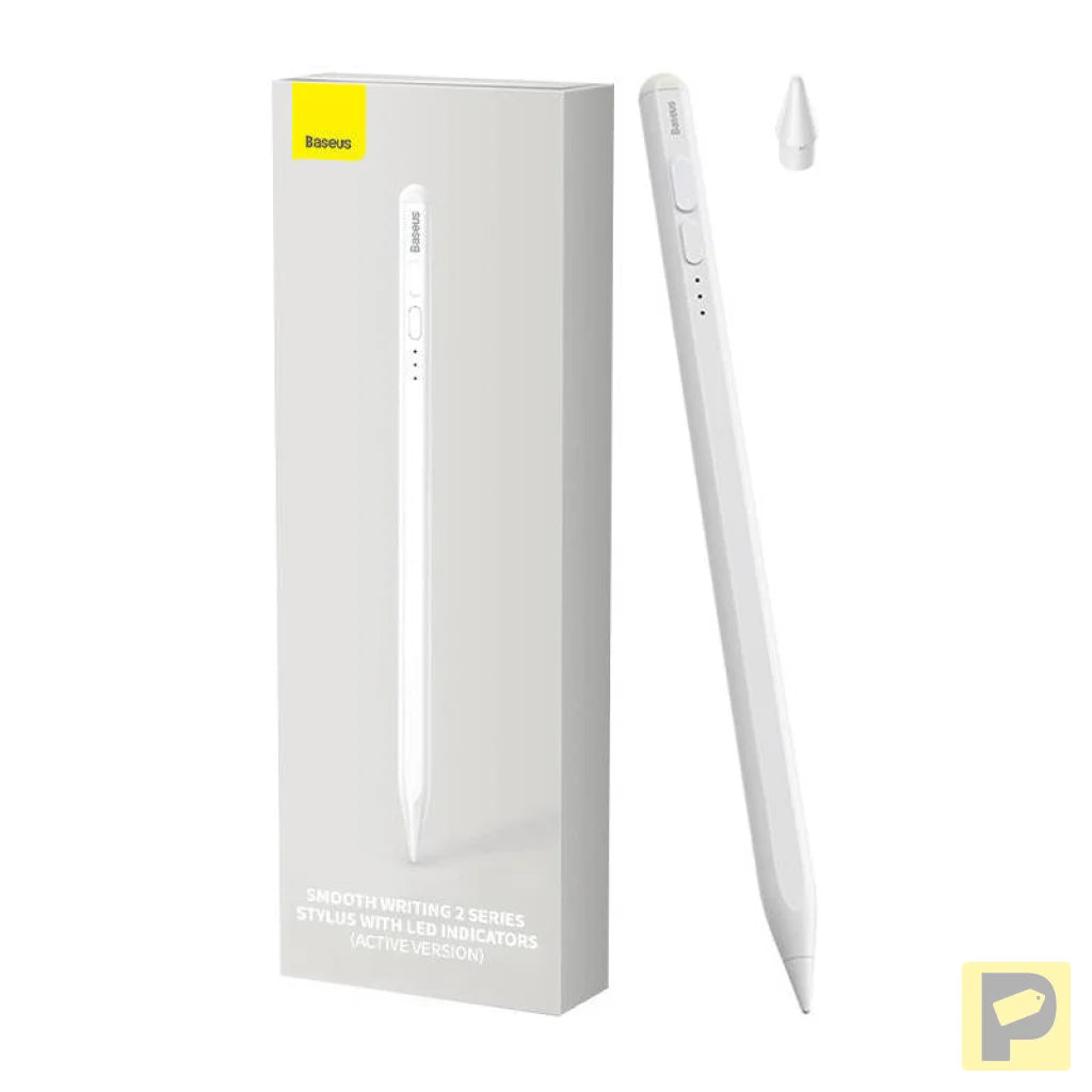 Baseus Smooth Writing 2 Stylus Pen with LED Indicators (white)